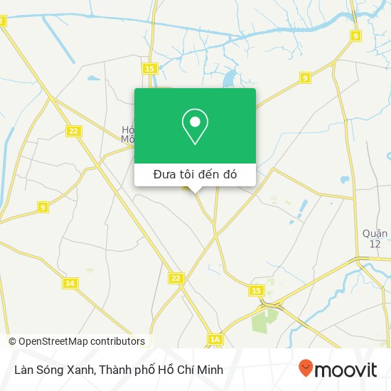 Bản đồ Làn Sóng Xanh, ĐƯỜNG Tô Ký Huyện Hóc Môn, Thành Phố Hồ Chí Minh