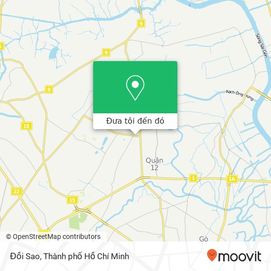 Bản đồ Đồi Sao, ĐƯỜNG Nguyễn Ảnh Thủ Quận 12, Thành Phố Hồ Chí Minh