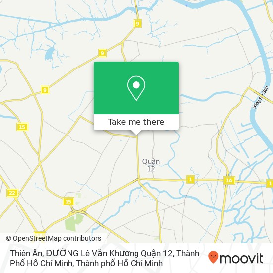 Bản đồ Thiên Ân, ĐƯỜNG Lê Văn Khương Quận 12, Thành Phố Hồ Chí Minh