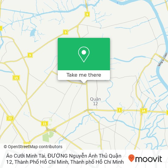 Bản đồ Áo Cưới Minh Tài, ĐƯỜNG Nguyễn Ảnh Thủ Quận 12, Thành Phố Hồ Chí Minh