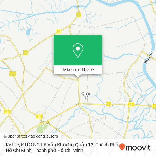 Bản đồ Ký Ức, ĐƯỜNG Lê Văn Khương Quận 12, Thành Phố Hồ Chí Minh