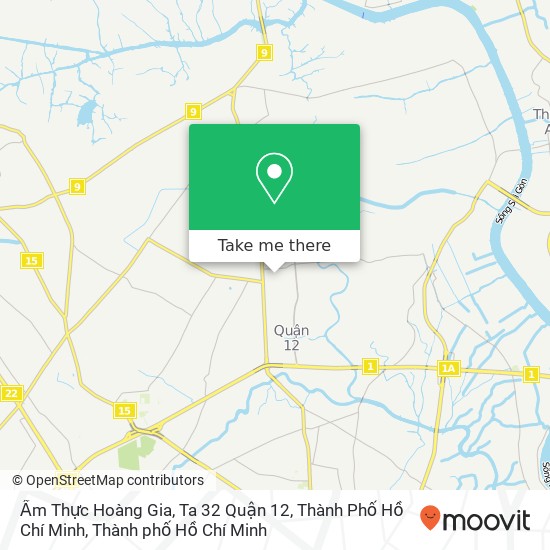 Bản đồ Ẩm Thực Hoàng Gia, Ta 32 Quận 12, Thành Phố Hồ Chí Minh