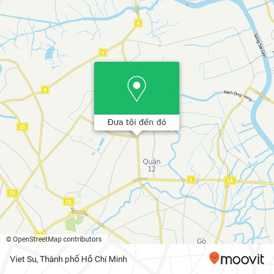 Bản đồ Viet Su, 1A ĐƯỜNG Nguyễn Ảnh Thủ Quận 12, Thành Phố Hồ Chí Minh