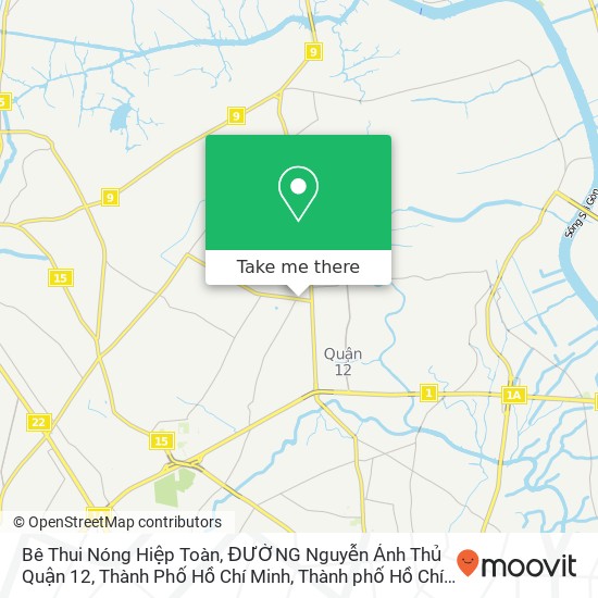 Bản đồ Bê Thui Nóng Hiệp Toàn, ĐƯỜNG Nguyễn Ảnh Thủ Quận 12, Thành Phố Hồ Chí Minh