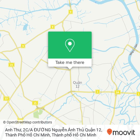 Bản đồ Anh Thư, 2C / A ĐƯỜNG Nguyễn Ảnh Thủ Quận 12, Thành Phố Hồ Chí Minh