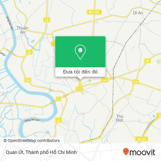 Bản đồ Quán Út, ĐƯỜNG Bình Chiểu Quận Thủ Đức, Thành Phố Hồ Chí Minh