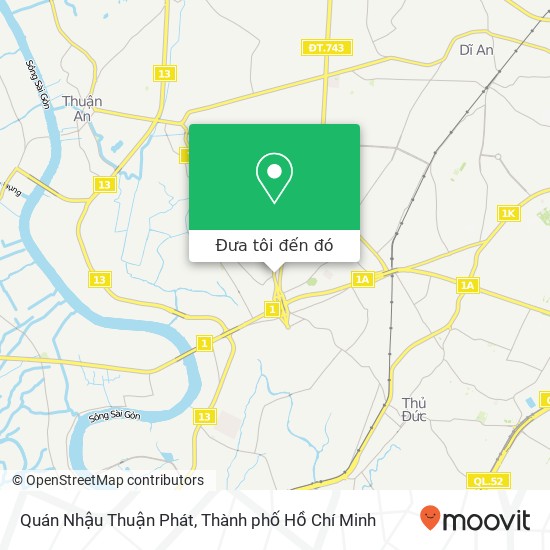 Bản đồ Quán Nhậu Thuận Phát, 786 43 Quận Thủ Đức, Thành Phố Hồ Chí Minh