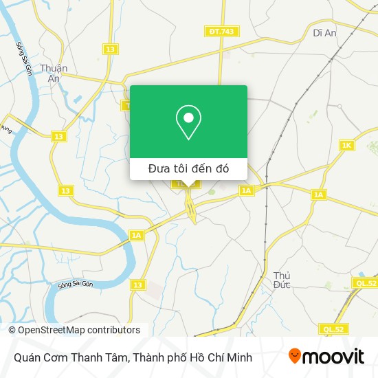 Bản đồ Quán Cơm Thanh Tâm