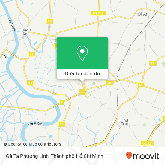 Bản đồ Gà Ta Phương Linh, 873 43 Quận Thủ Đức, Thành Phố Hồ Chí Minh