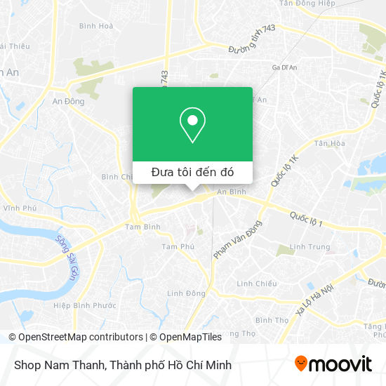 Bản đồ Shop Nam Thanh