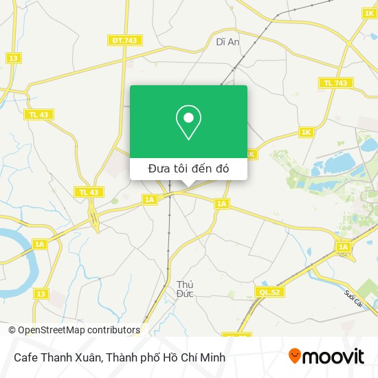 Bản đồ Cafe Thanh Xuân