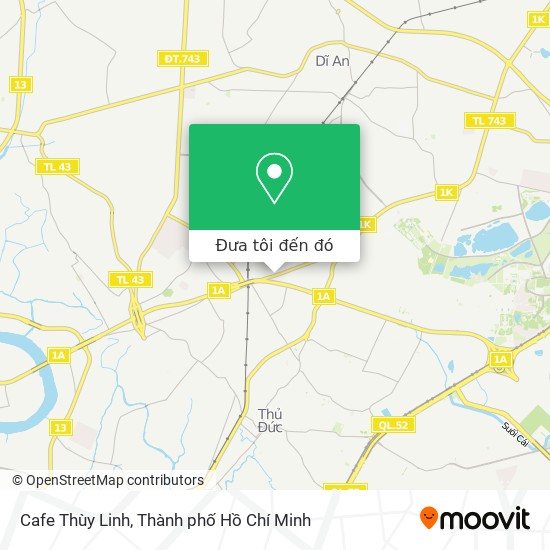 Bản đồ Cafe Thùy Linh