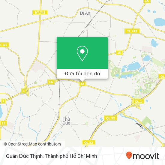 Bản đồ Quán Đức Thịnh, 1K Quận Thủ Đức, Thành Phố Hồ Chí Minh