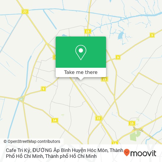 Bản đồ Cafe Tri Kỷ, ĐƯỜNG Ấp Bình Huyện Hóc Môn, Thành Phố Hồ Chí Minh