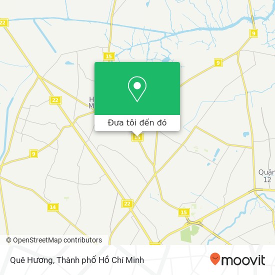 Bản đồ Quê Hương, ĐƯỜNG Tô Ký Huyện Hóc Môn, Thành Phố Hồ Chí Minh