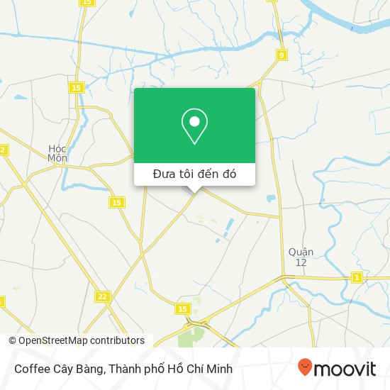 Bản đồ Coffee Cây Bàng, ĐƯỜNG Nguyễn Ảnh Thủ Quận 12, Thành Phố Hồ Chí Minh