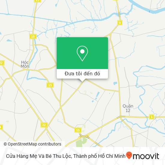 Bản đồ Cửa Hàng Mẹ Và Bé Thu Lộc, 526 ĐƯỜNG Nguyễn Ảnh Thủ Quận 12, Thành Phố Hồ Chí Minh