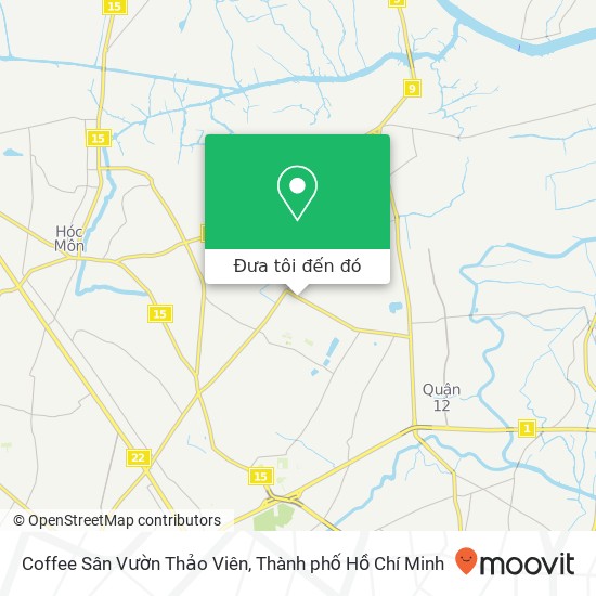 Bản đồ Coffee Sân Vườn Thảo Viên, ĐƯỜNG Nguyễn Ảnh Thủ Quận 12, Thành Phố Hồ Chí Minh