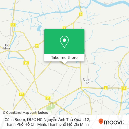 Bản đồ Cánh Buồm, ĐƯỜNG Nguyễn Ảnh Thủ Quận 12, Thành Phố Hồ Chí Minh