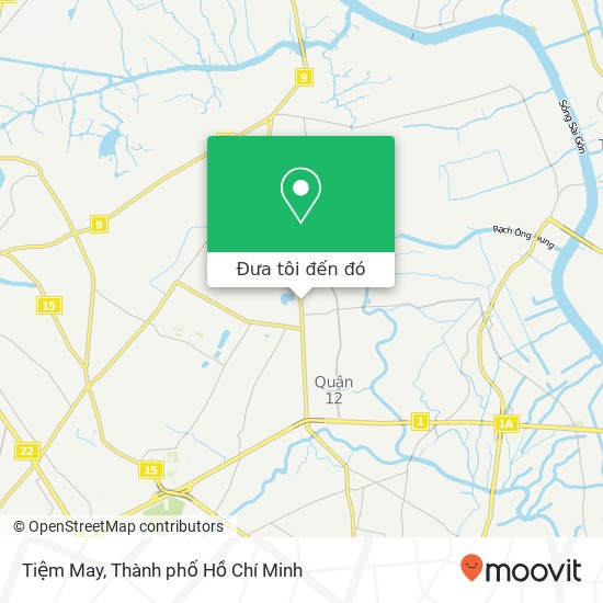 Bản đồ Tiệm May, ĐƯỜNG Lê Văn Khương Quận 12, Thành Phố Hồ Chí Minh