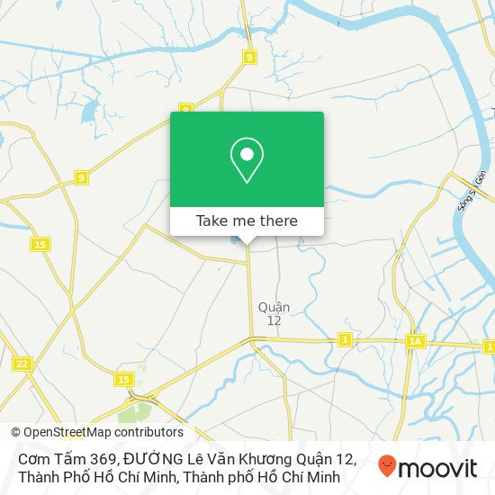 Bản đồ Cơm Tấm 369, ĐƯỜNG Lê Văn Khương Quận 12, Thành Phố Hồ Chí Minh