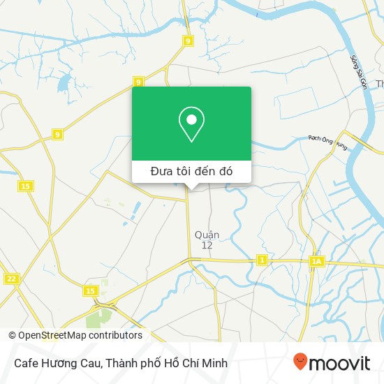Bản đồ Cafe Hương Cau, ĐƯỜNG Thới An 16 Quận 12, Thành Phố Hồ Chí Minh