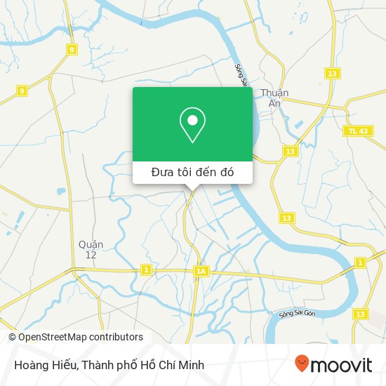 Bản đồ Hoàng Hiếu, ĐƯỜNG Hà Huy Giáp Quận 12, Thành Phố Hồ Chí Minh