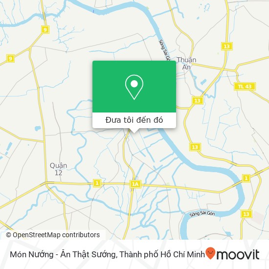 Bản đồ Món Nướng - Ăn Thật Sướng, Quận 12, Thành Phố Hồ Chí Minh