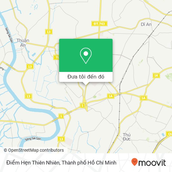 Bản đồ Điểm Hẹn Thiên Nhiên, 101 ĐƯỜNG Bình Chiểu Quận Thủ Đức, Thành Phố Hồ Chí Minh