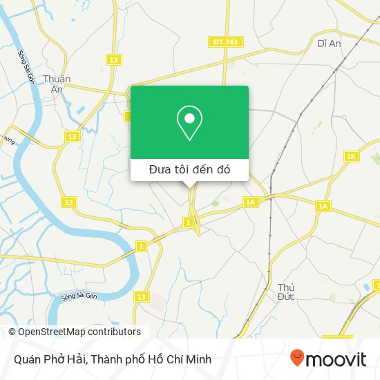 Bản đồ Quán Phở Hải, 828 43 Quận Thủ Đức, Thành Phố Hồ Chí Minh