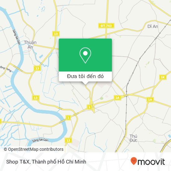 Bản đồ Shop T&X, 1029 43 Quận Thủ Đức, Thành Phố Hồ Chí Minh