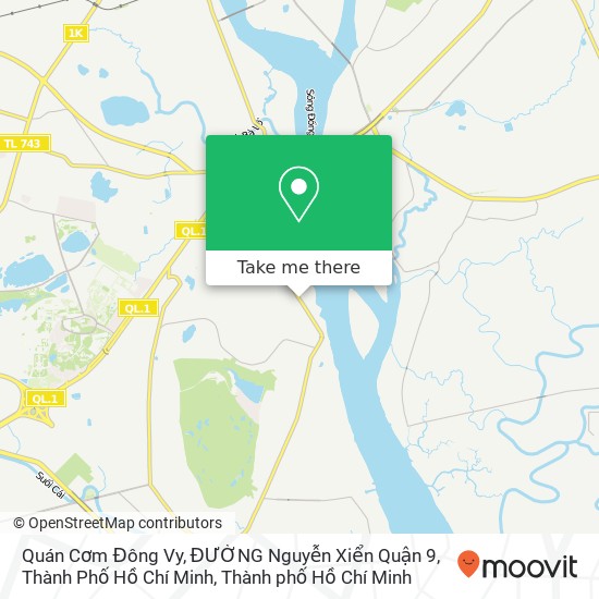 Bản đồ Quán Cơm Đông Vy, ĐƯỜNG Nguyễn Xiển Quận 9, Thành Phố Hồ Chí Minh