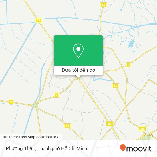 Bản đồ Phương Thảo, 22 Huyện Hóc Môn, Thành Phố Hồ Chí Minh