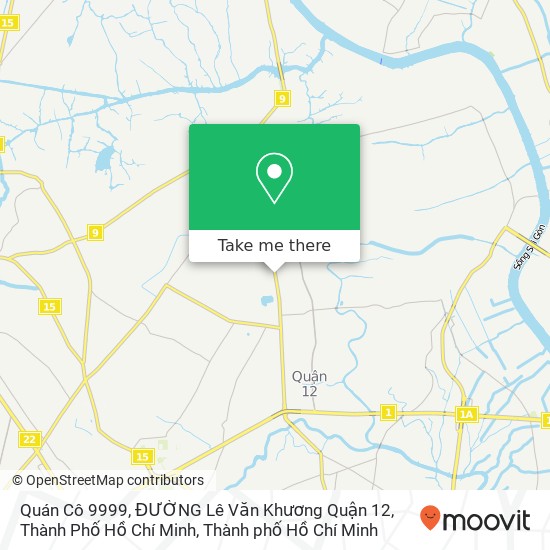 Bản đồ Quán Cô 9999, ĐƯỜNG Lê Văn Khương Quận 12, Thành Phố Hồ Chí Minh