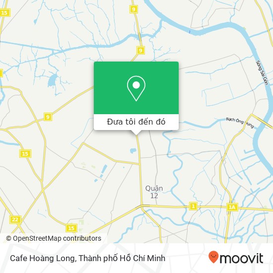 Bản đồ Cafe Hoàng Long, ĐƯỜNG Lê Văn Khương Quận 12, Thành Phố Hồ Chí Minh