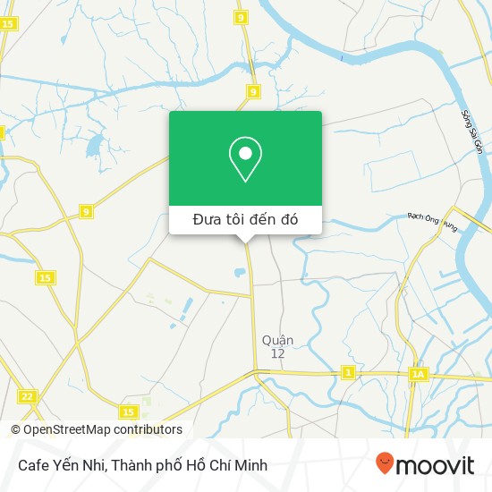 Bản đồ Cafe Yến Nhi, ĐƯỜNG Lê Văn Khương Quận 12, Thành Phố Hồ Chí Minh