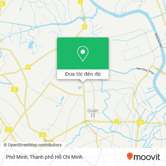 Bản đồ Phở Minh, ĐƯỜNG Lê Văn Khương Quận 12, Thành Phố Hồ Chí Minh
