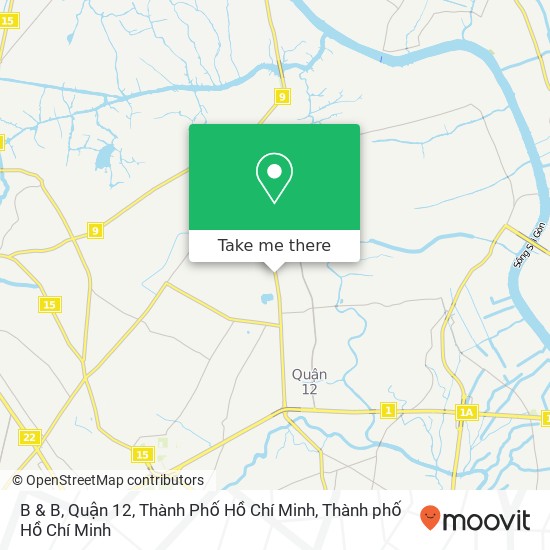 Bản đồ B & B, Quận 12, Thành Phố Hồ Chí Minh