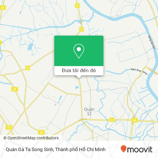 Bản đồ Quán Gà Ta Song Sinh, ĐƯỜNG Lê Văn Khương Quận 12, Thành Phố Hồ Chí Minh