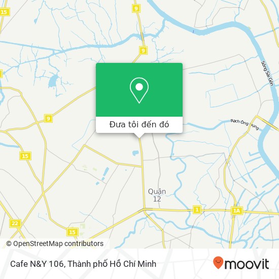 Bản đồ Cafe N&Y 106, ĐƯỜNG Lê Văn Khương Quận 12, Thành Phố Hồ Chí Minh