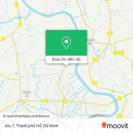Bản đồ Alo 7, ĐƯỜNG Hà Huy Giáp Quận 12, Thành Phố Hồ Chí Minh