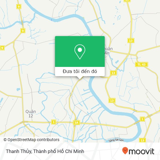 Bản đồ Thanh Thủy, ĐƯỜNG Hà Huy Giáp Quận 12, Thành Phố Hồ Chí Minh