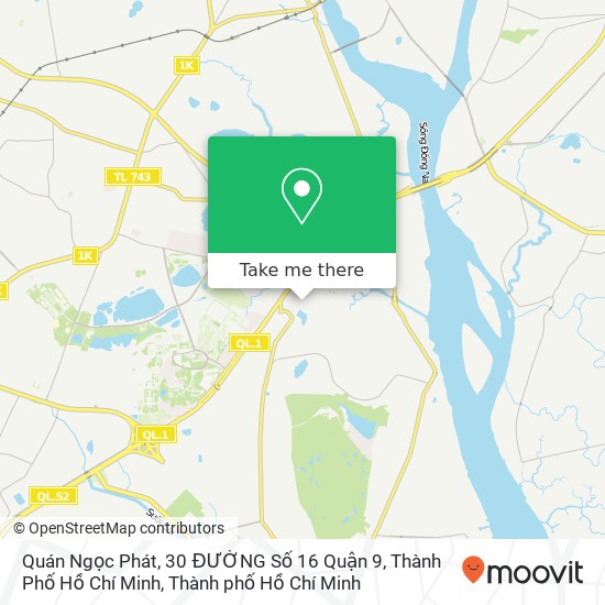 Bản đồ Quán Ngọc Phát, 30 ĐƯỜNG Số 16 Quận 9, Thành Phố Hồ Chí Minh