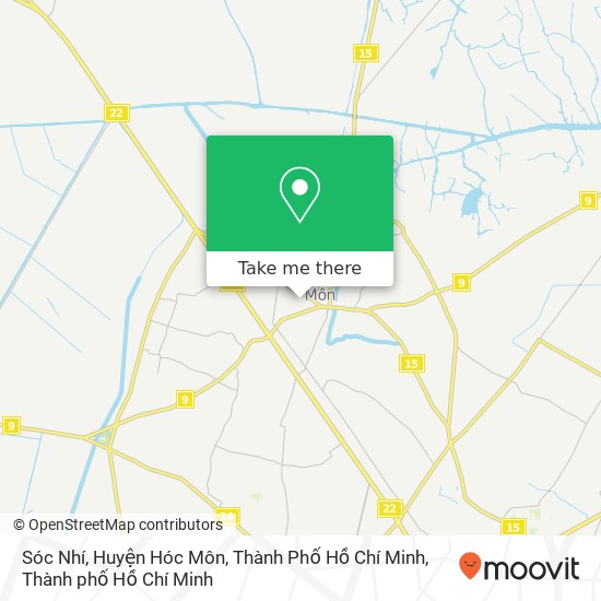 Bản đồ Sóc Nhí, Huyện Hóc Môn, Thành Phố Hồ Chí Minh