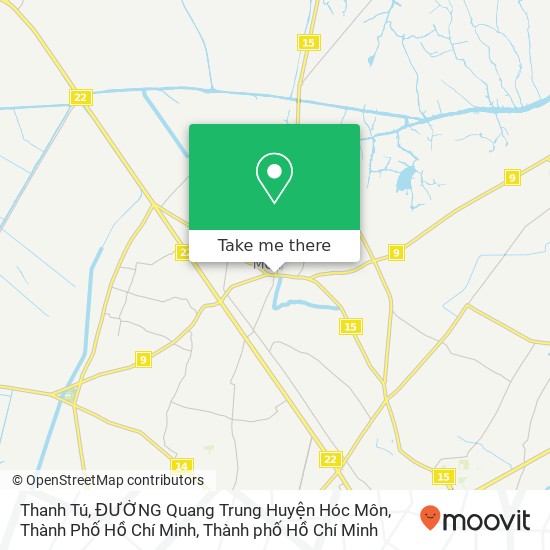 Bản đồ Thanh Tú, ĐƯỜNG Quang Trung Huyện Hóc Môn, Thành Phố Hồ Chí Minh