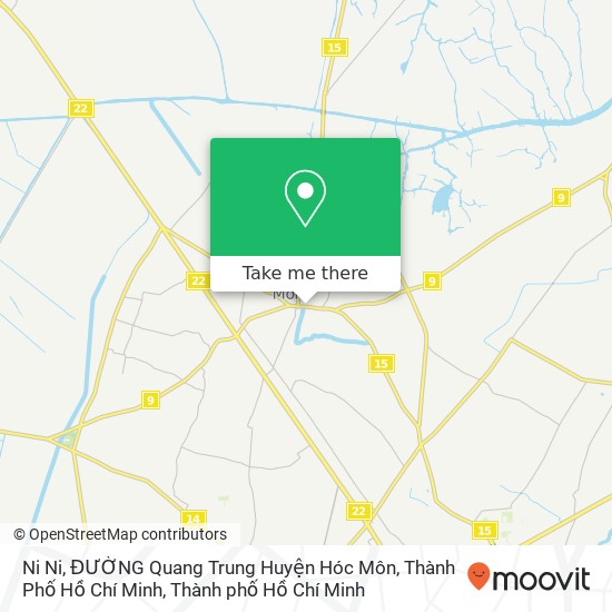 Bản đồ Ni Ni, ĐƯỜNG Quang Trung Huyện Hóc Môn, Thành Phố Hồ Chí Minh