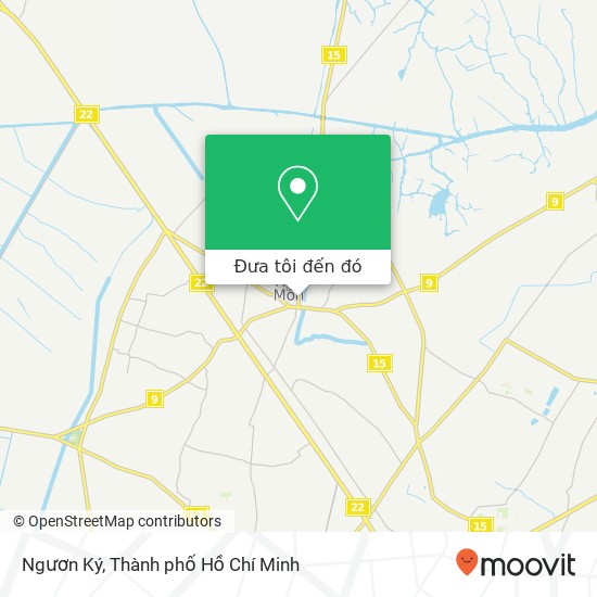 Bản đồ Ngươn Ký, ĐƯỜNG Trưng Nữ Vương Huyện Hóc Môn, Thành Phố Hồ Chí Minh