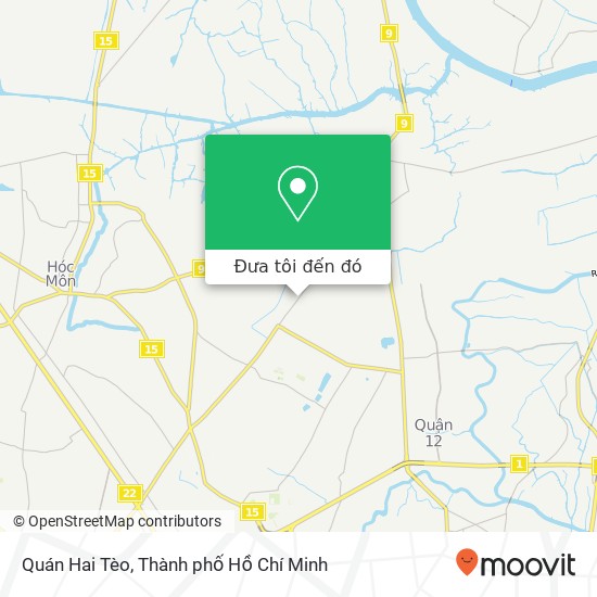 Bản đồ Quán Hai Tèo, Hương Lộ 80B Quận 12, Thành Phố Hồ Chí Minh