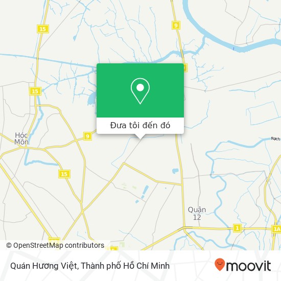 Bản đồ Quán Hương Việt, Hương Lộ 80B Quận 12, Thành Phố Hồ Chí Minh