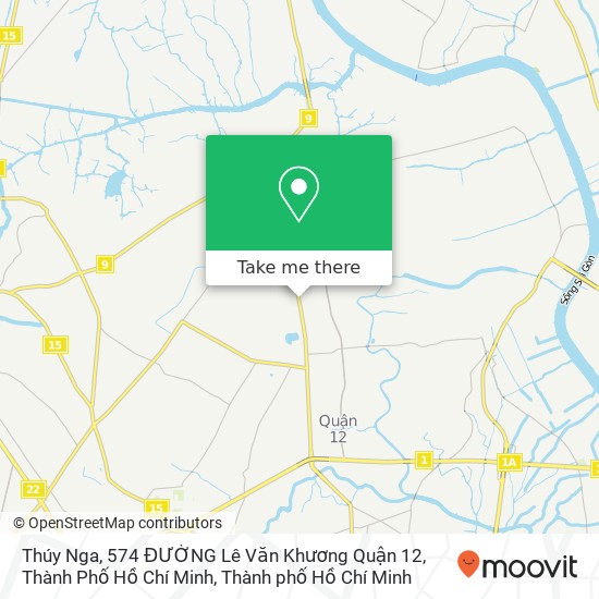 Bản đồ Thúy Nga, 574 ĐƯỜNG Lê Văn Khương Quận 12, Thành Phố Hồ Chí Minh